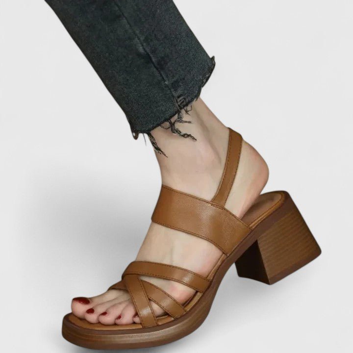 Nextpair | Grethe – Sandaler med lukket tå og åbent hæl