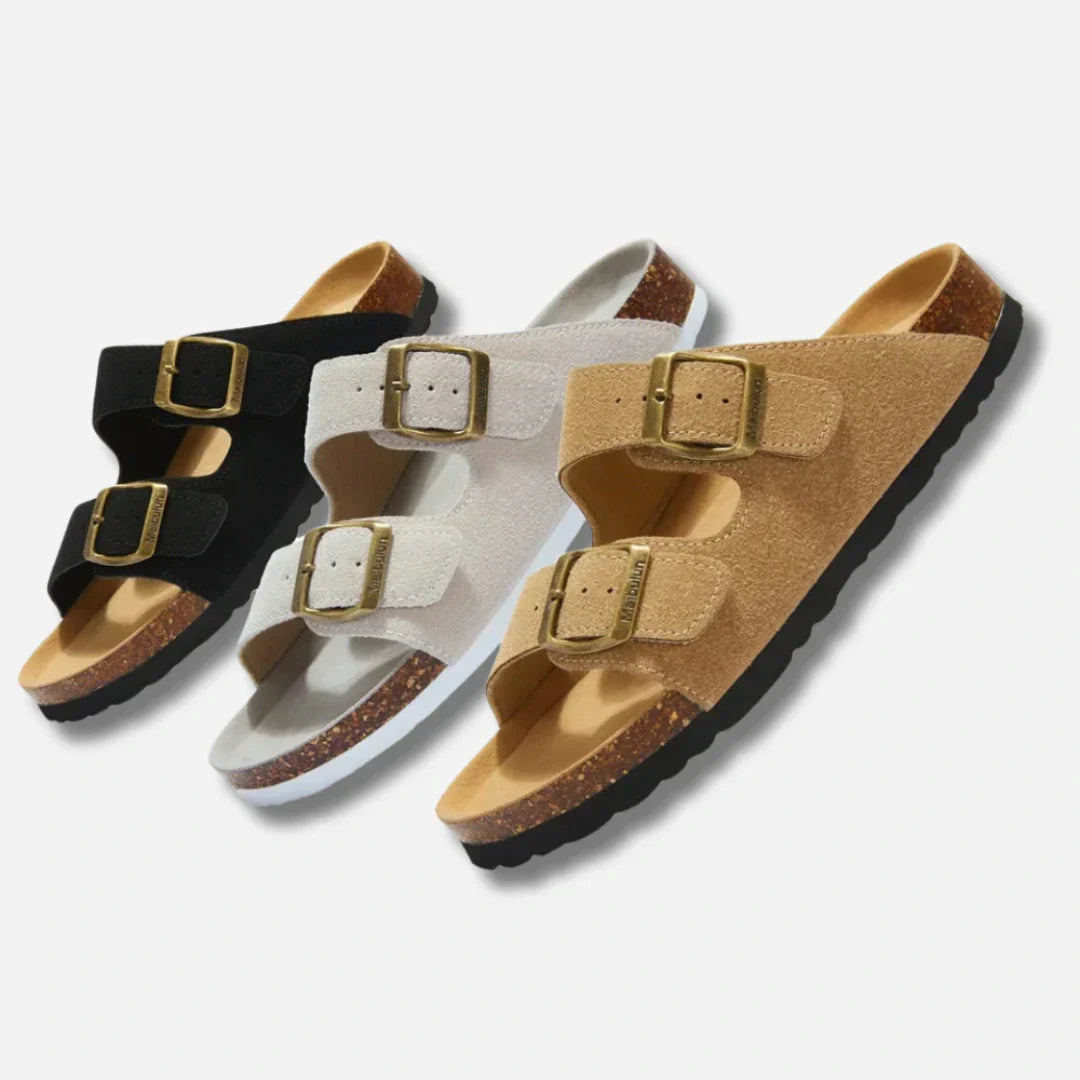 Nextpair | Lette flip-flop sandaler i sommerfarvede nuancer