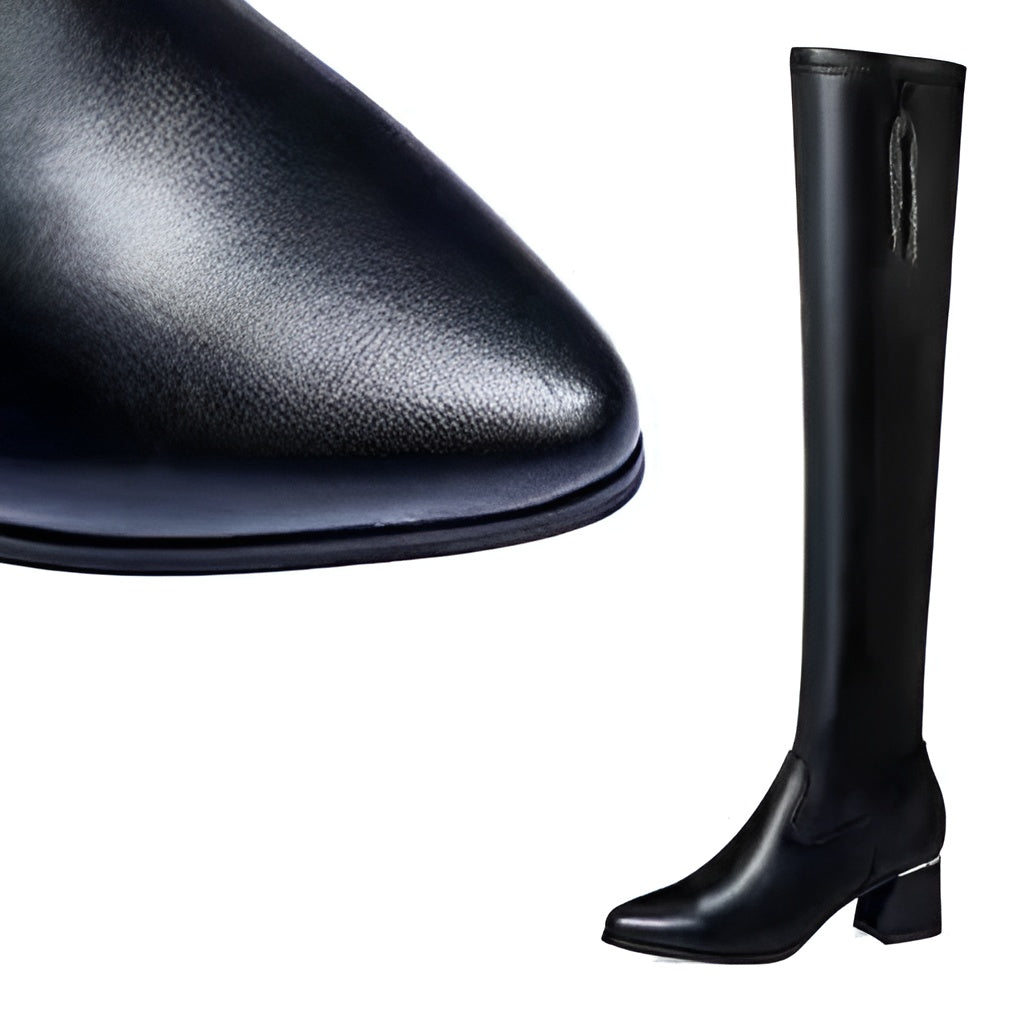Nextpair | Høje stretch-støvler til kvinder – slim fit og varme