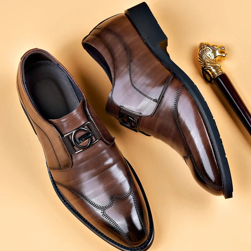 Nextpair | Klassiske Oxford-sko til mænd – luksus læder og spidstå
