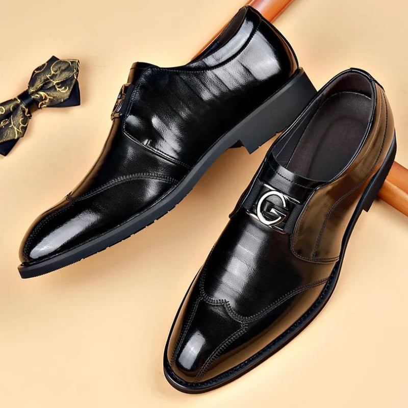 Nextpair | Klassiske Oxford-sko til mænd – luksus læder og spidstå