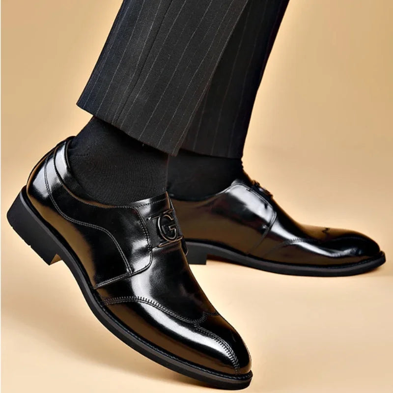 Nextpair | Klassiske Oxford-sko til mænd – luksus læder og spidstå