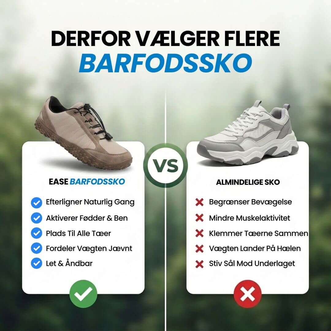 Nextpair | Ease – Barfodssko til hverdagen med naturlig pasform