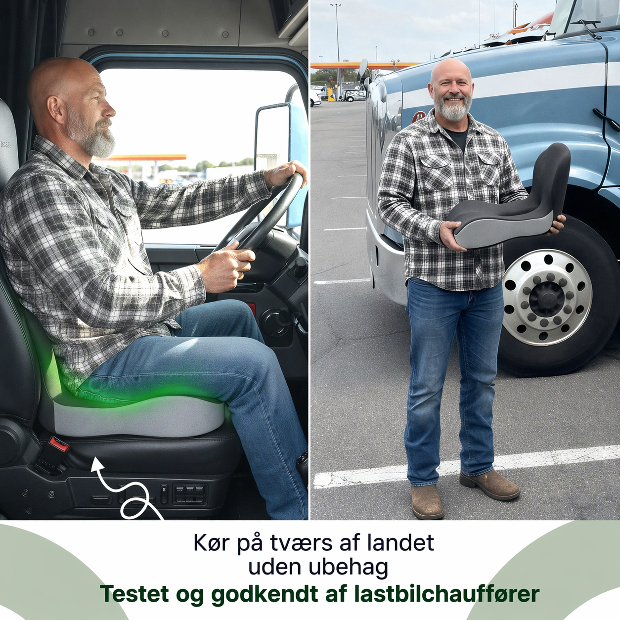 Nextpair | StøttePude – Ergonomisk siddepude til lindring af rygsmerte
