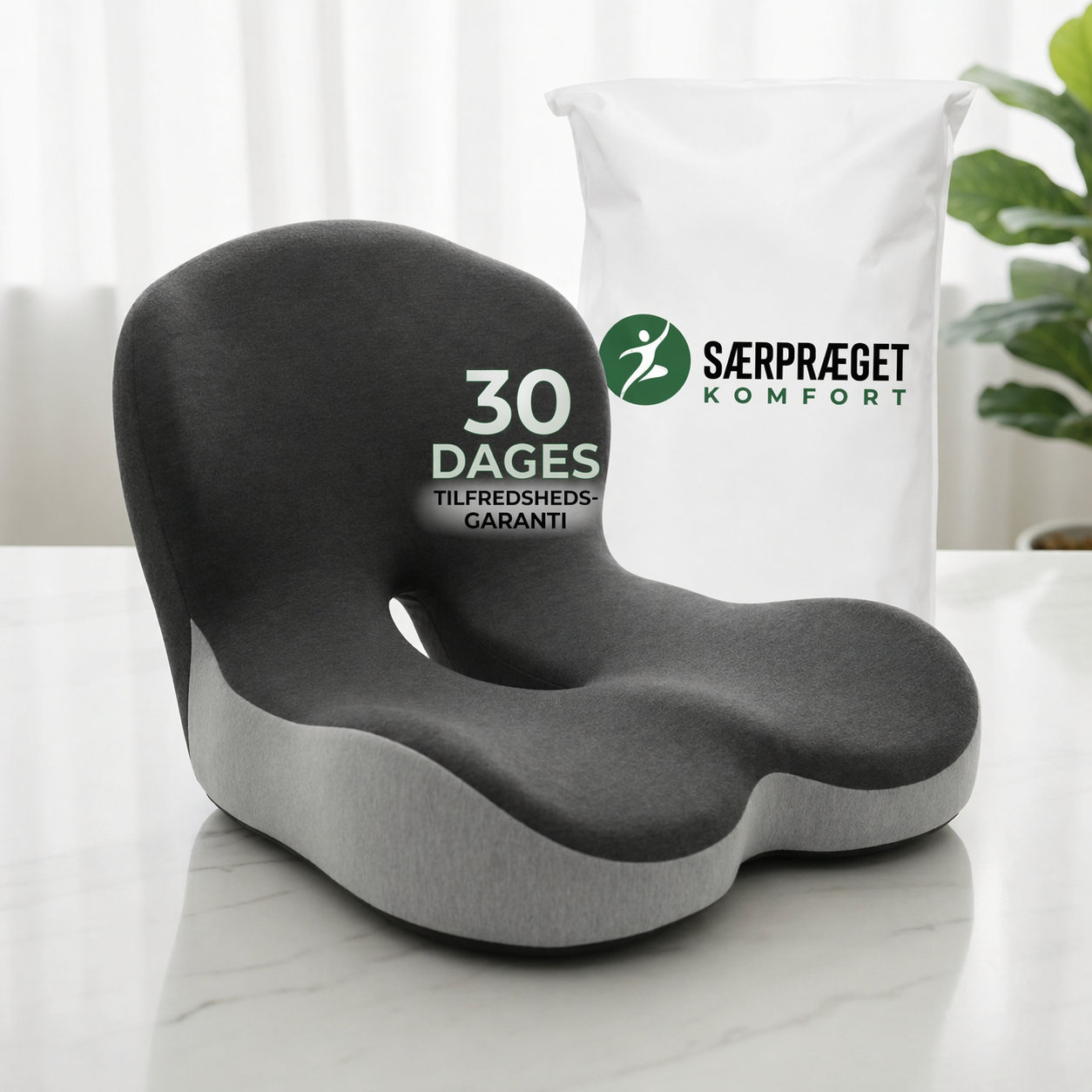 Nextpair | StøttePude – Ergonomisk siddepude til lindring af rygsmerte