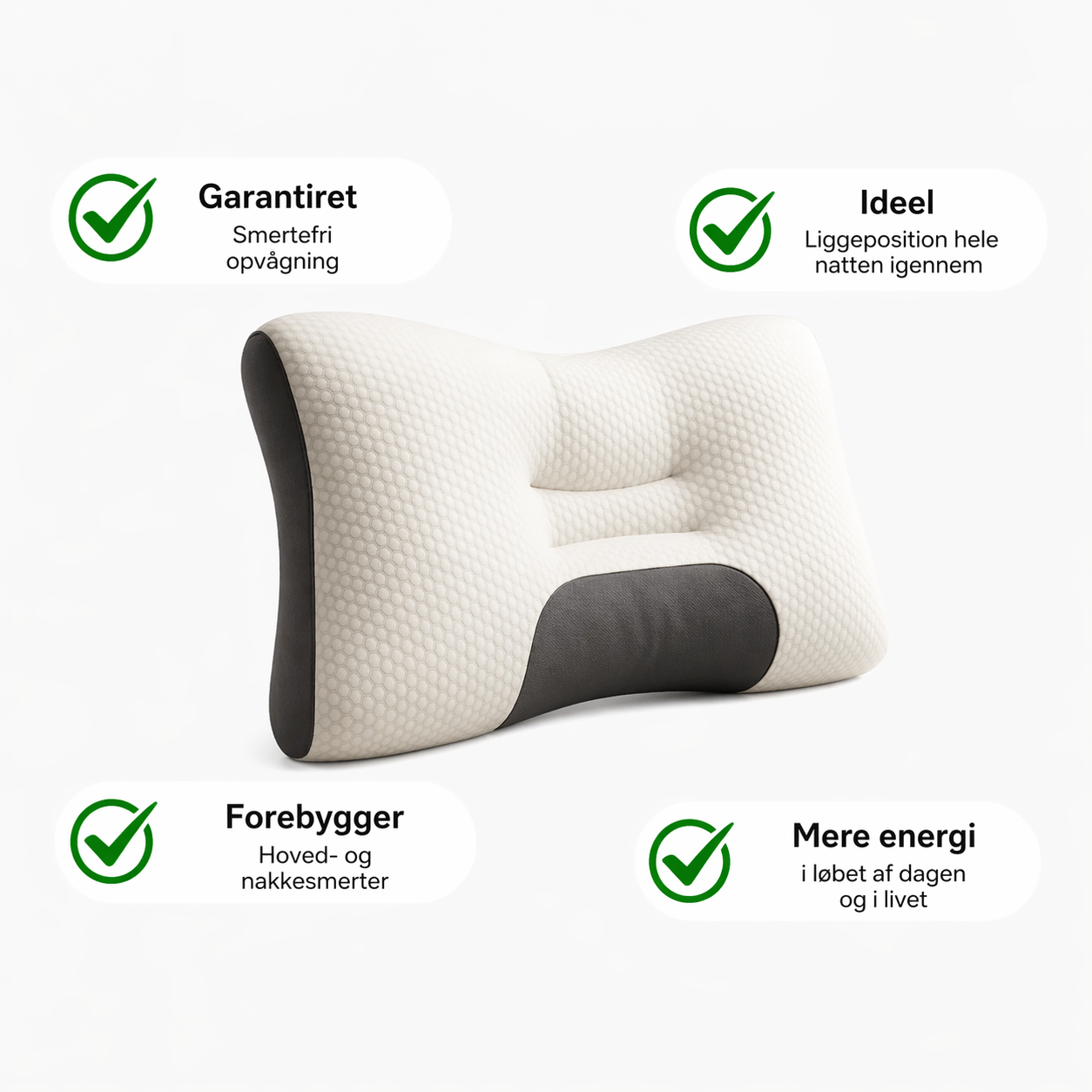 Nextpair |  NakkePude – Ergonomisk pude til bedre søvn og nakkestøtte