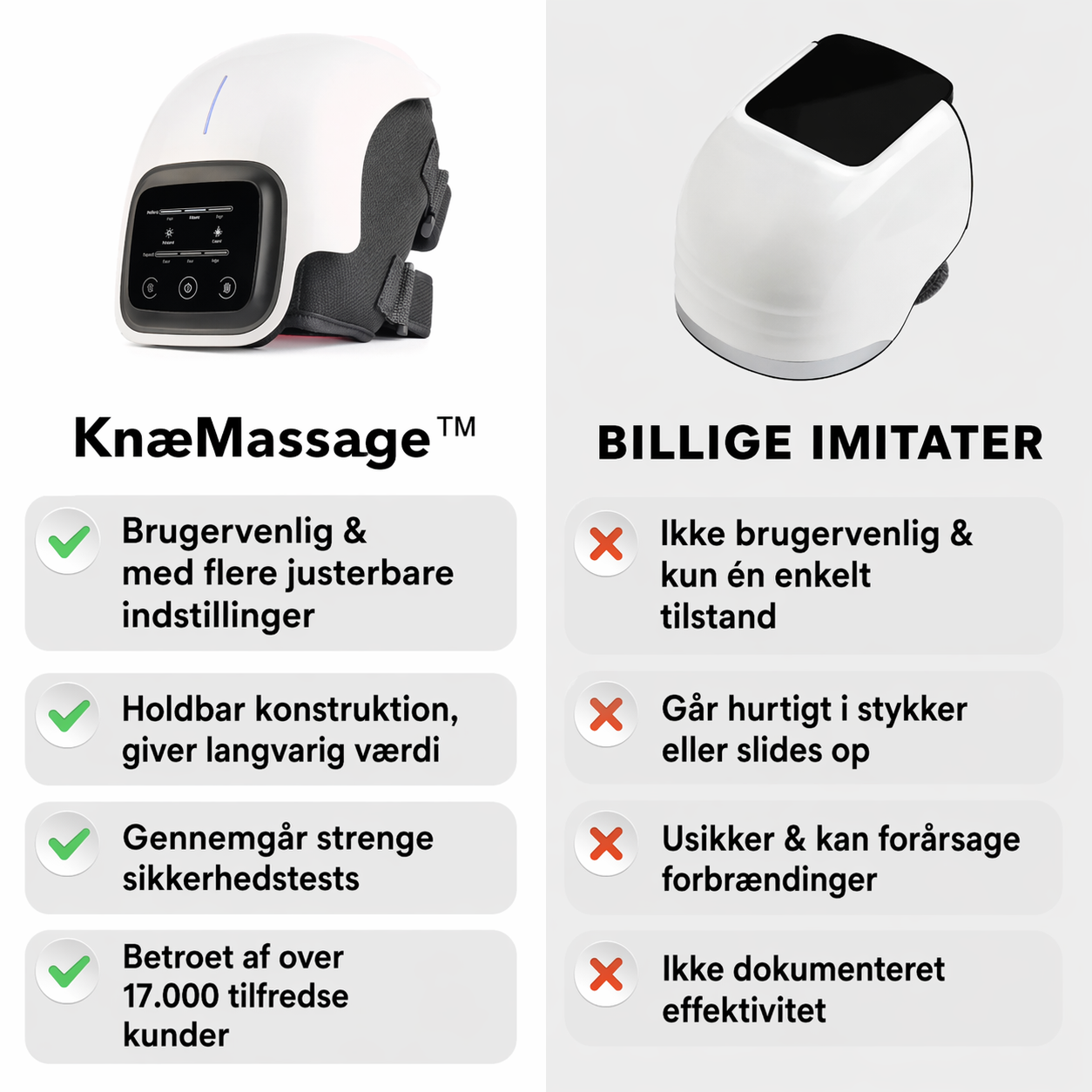 Nextpair | KnæMassage – Lindrende varme til knæleddet