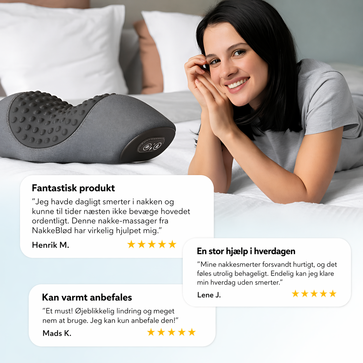 Nextpair | NakkeBlød – Elektrisk pude til afslapning af nakken