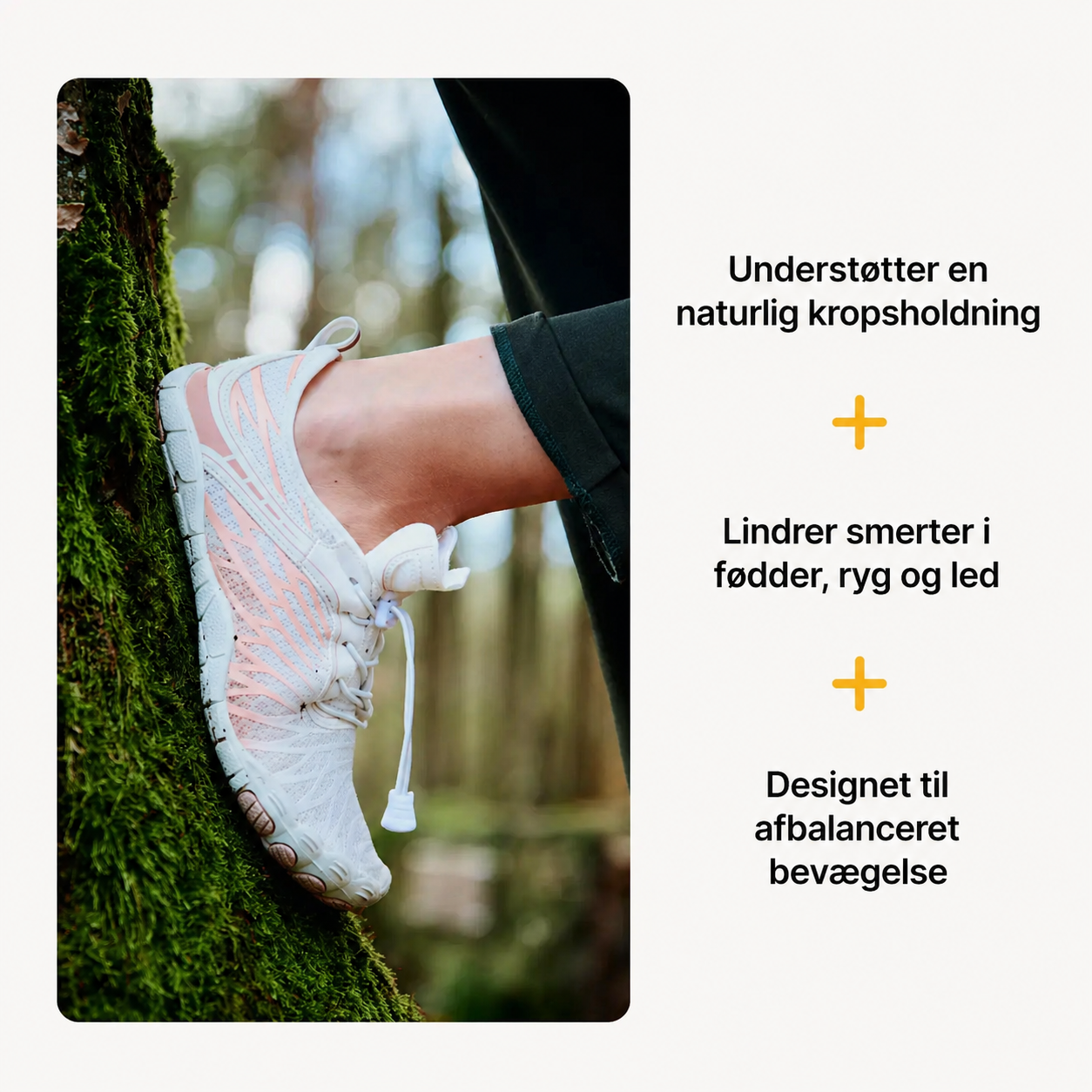 Nextpair | NaturSkridt Rød-Sort – Ergonomiske barfodssko