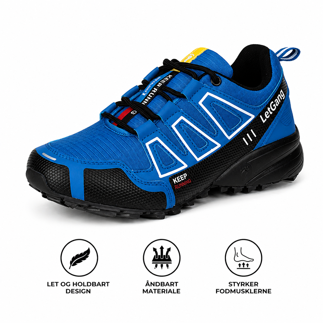 Nextpair | LetGang Sort-Grå – Ergonomiske komfortsko