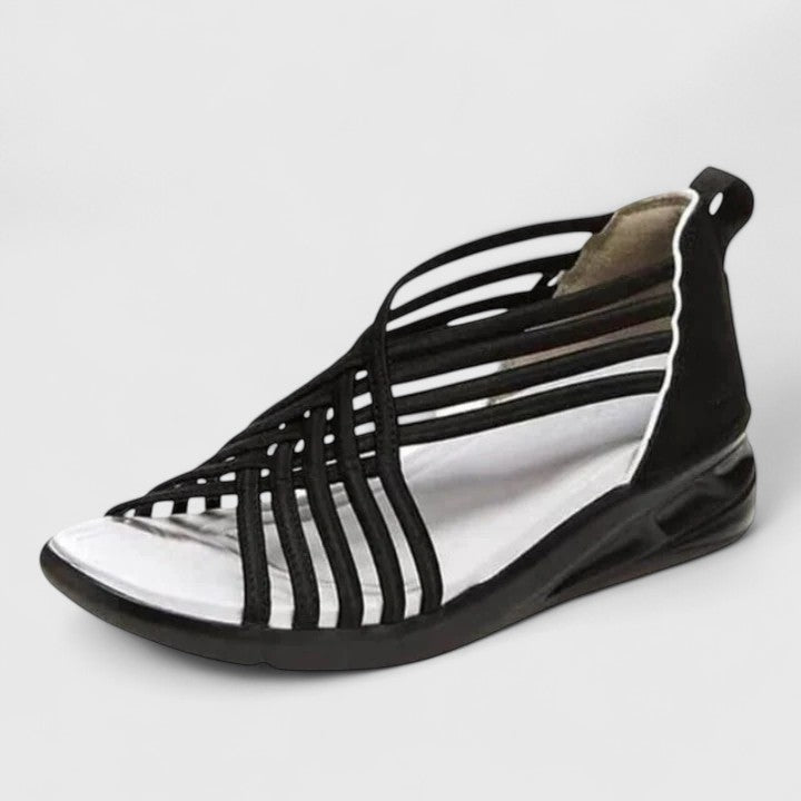 Nextpair | Theresa – Sandaler med kobberdetaljer og sofistikeret look