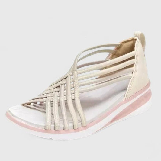 Nextpair | Theresa – Sandaler med kobberdetaljer og sofistikeret look