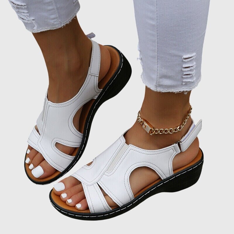 Nextpair | Ida – Sandaler med blondemønster og sommerlig stil