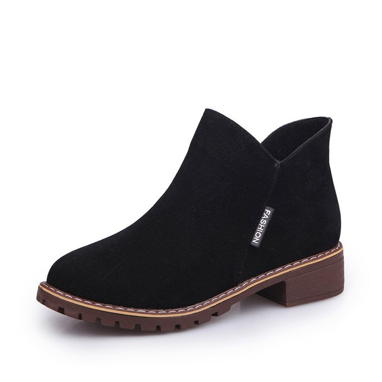 Nextpair | Emilia – Klassiske vinterstøvler med lav hæl
