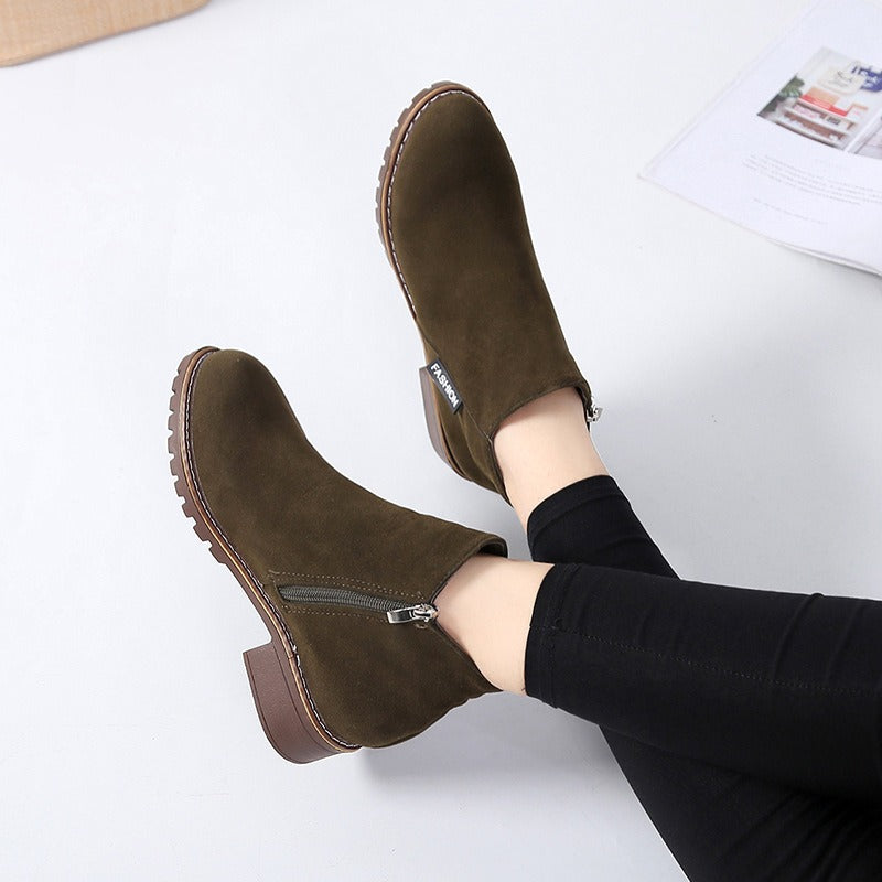 Nextpair | Emilia – Klassiske vinterstøvler med lav hæl