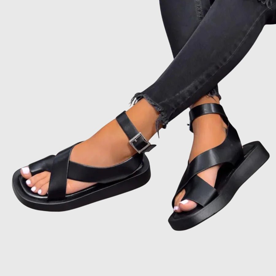 Nextpair | Vera – Sandaler med åben hæl og elegant rem