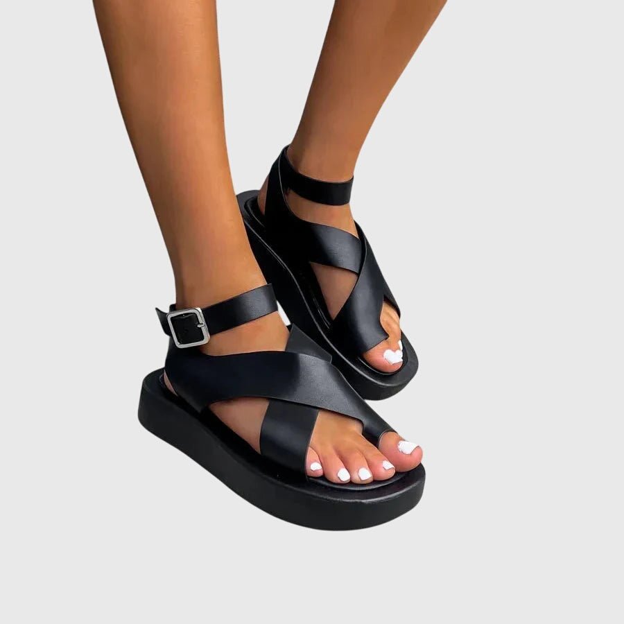 Nextpair | Vera – Sandaler med åben hæl og elegant rem