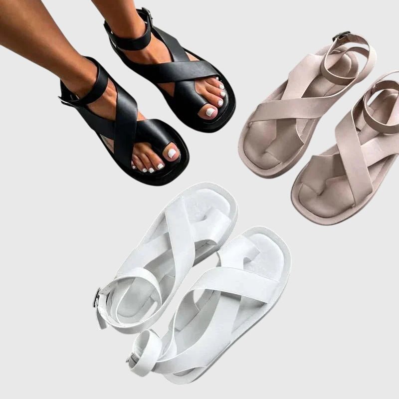 Nextpair | Vera – Sandaler med åben hæl og elegant rem