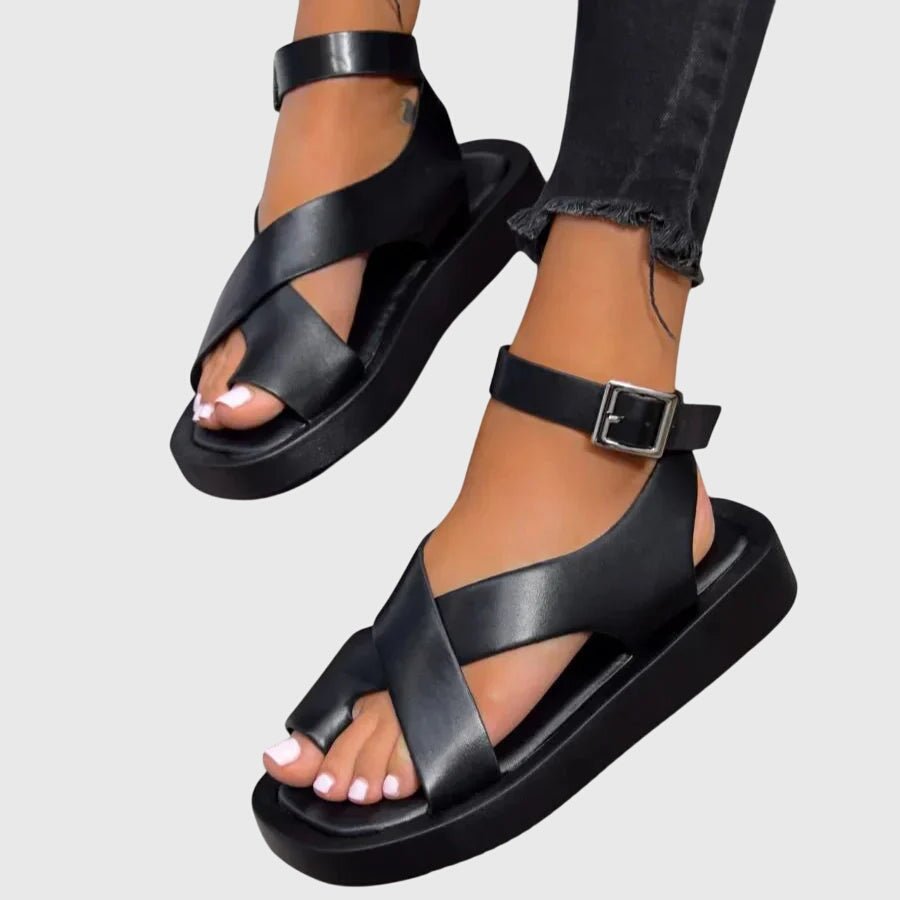Nextpair | Vera – Sandaler med åben hæl og elegant rem