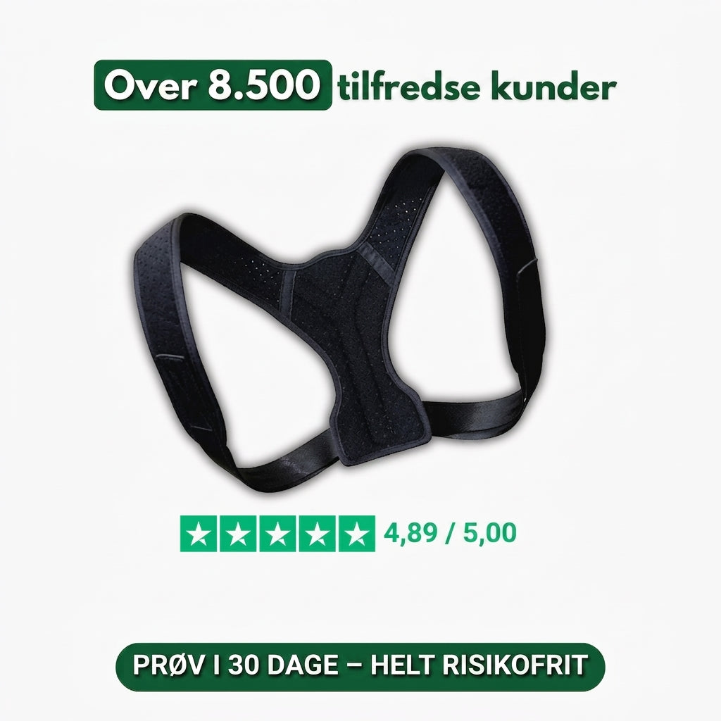 Nextpair |  RetRyg – Korrigerende rygbælte til daglig støtte