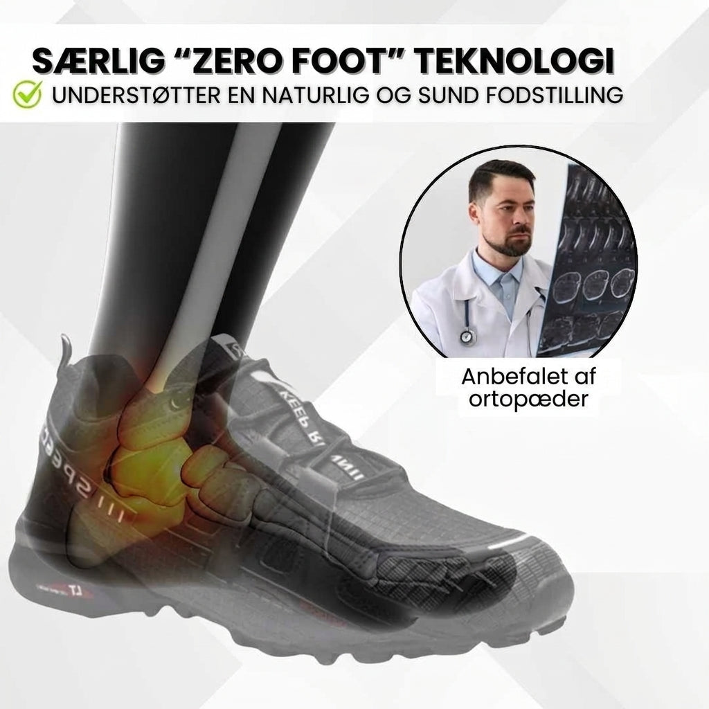 Nextpair | LetGang Sort-Grå – Ergonomiske komfortsko