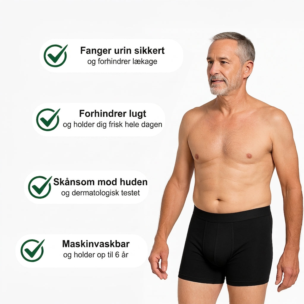 Nextpair | DryGuard – Inkontinens boxershorts til mænd