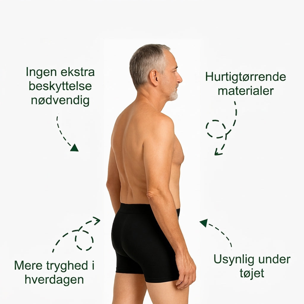 Nextpair | DryGuard – Inkontinens boxershorts til mænd