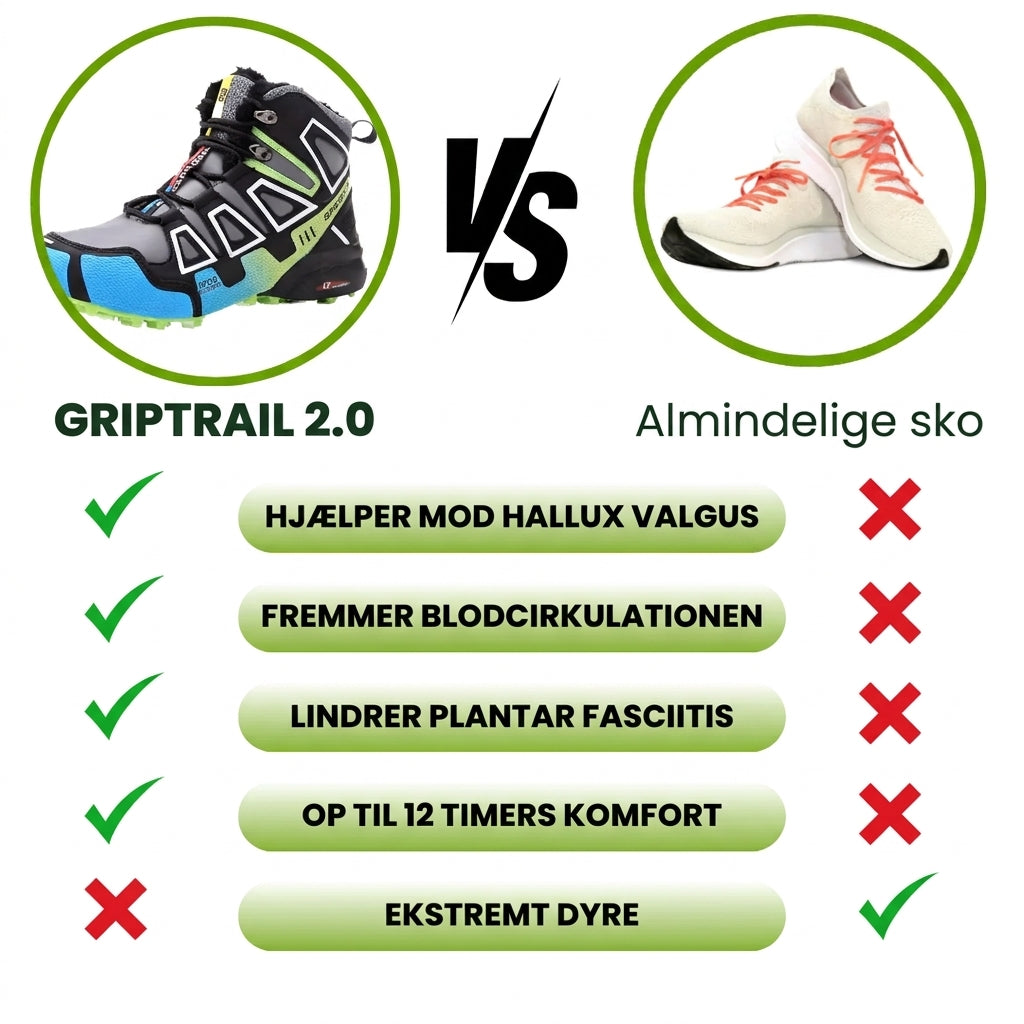 Nextpair | GripTrail 2.0 – Ortopædisk vandtæt outdoorstøvle