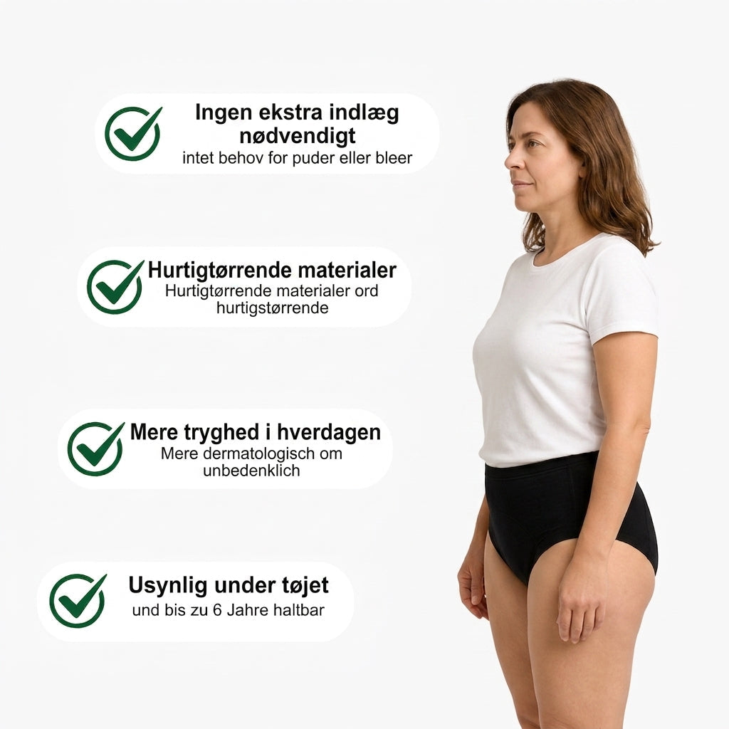 Nextpair | DameTryg – Diskrete inkontinens underbukser til kvinder