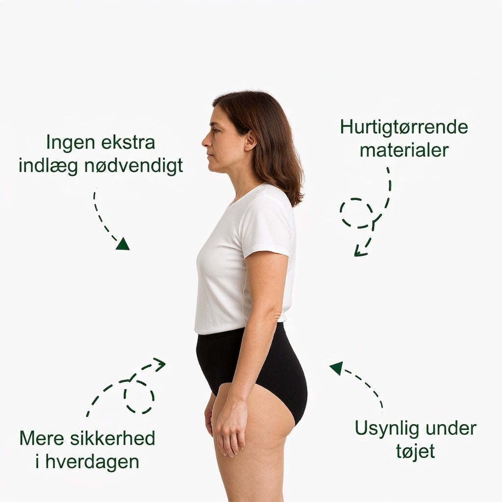 Nextpair | DameTryg – Diskrete inkontinens underbukser til kvinder