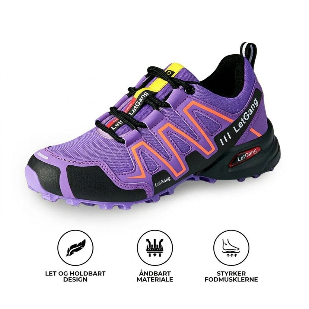 Nextpair | LetGang Sort-Pink – Ergonomiske komfortsko