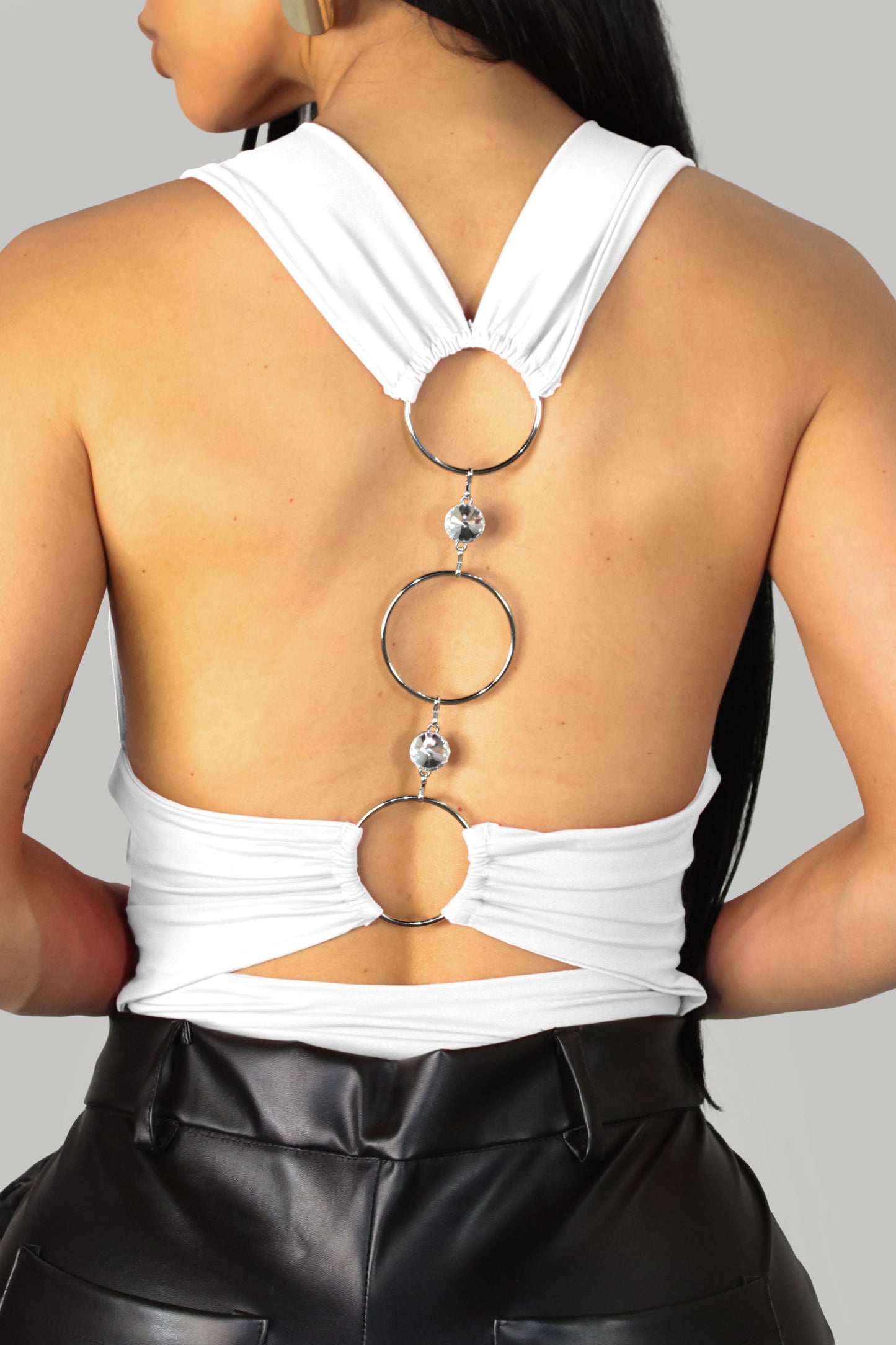 Afslappet bodysuit - Hvid fra Next Pair