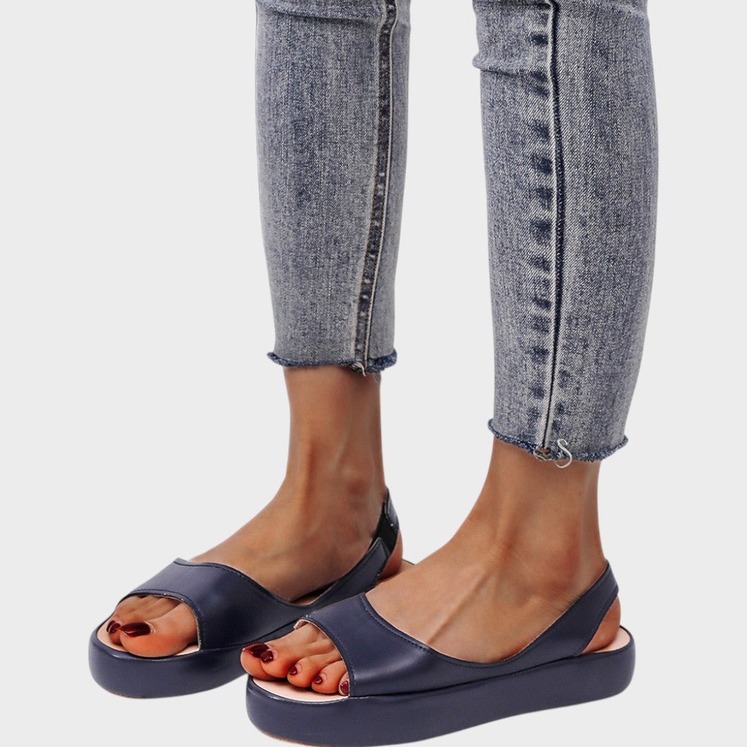 Nextpair | Lena – Sandaler med brede remme og god stabilitet