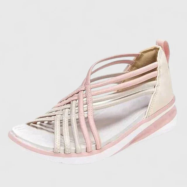 Nextpair | Katrine – Ortopædiske sandaler med hvid sål