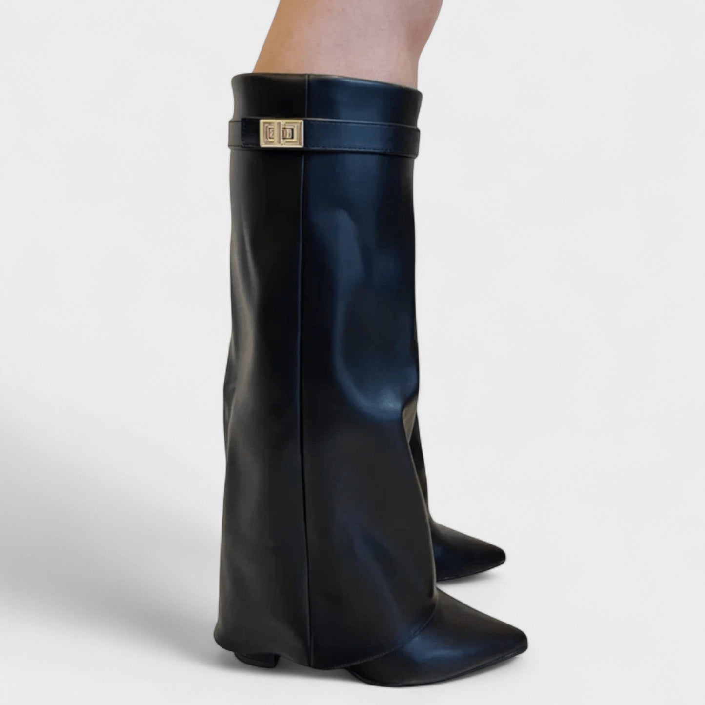 Nextpair | Lærke – Knæhøje støvler med elegant slim-fit design