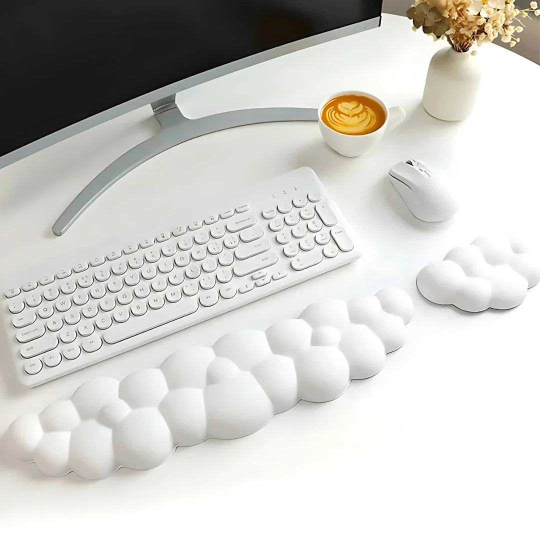 Nextpair | 3-delt ergonomisk skrivebordssæt med memory foam håndledsstøtte
