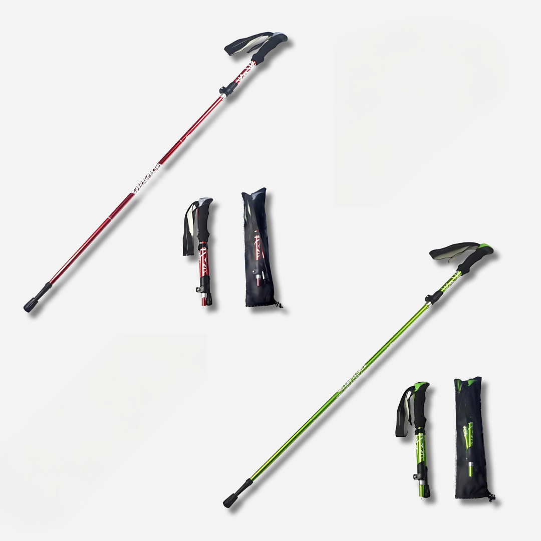 Nextpair | Sammenklappelige trekking-stave i letmetal til vandring