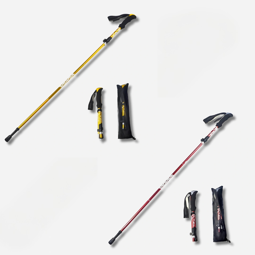 Nextpair | Sammenklappelige trekking-stave i letmetal til vandring