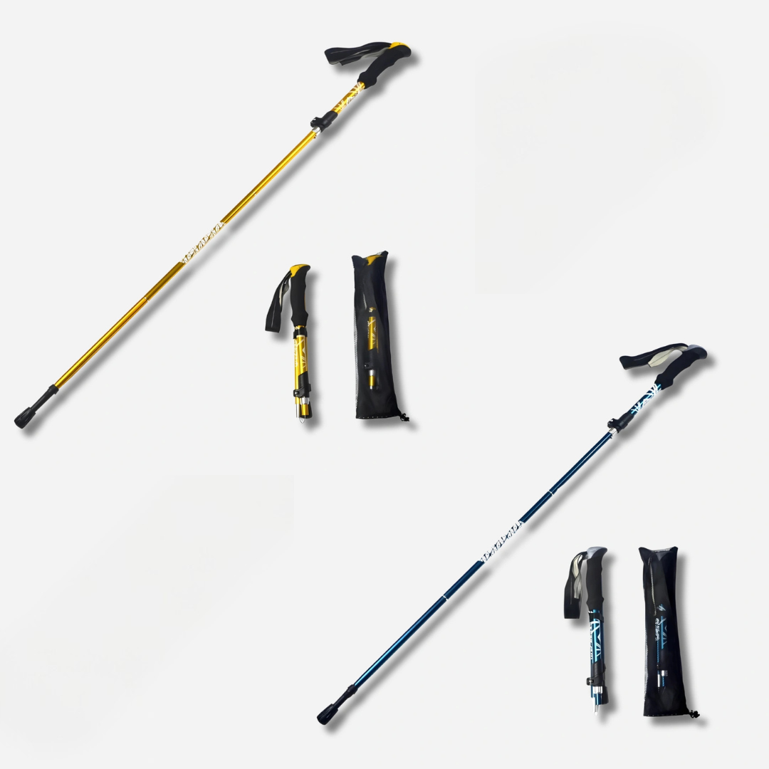 Nextpair | Sammenklappelige trekking-stave i letmetal til vandring