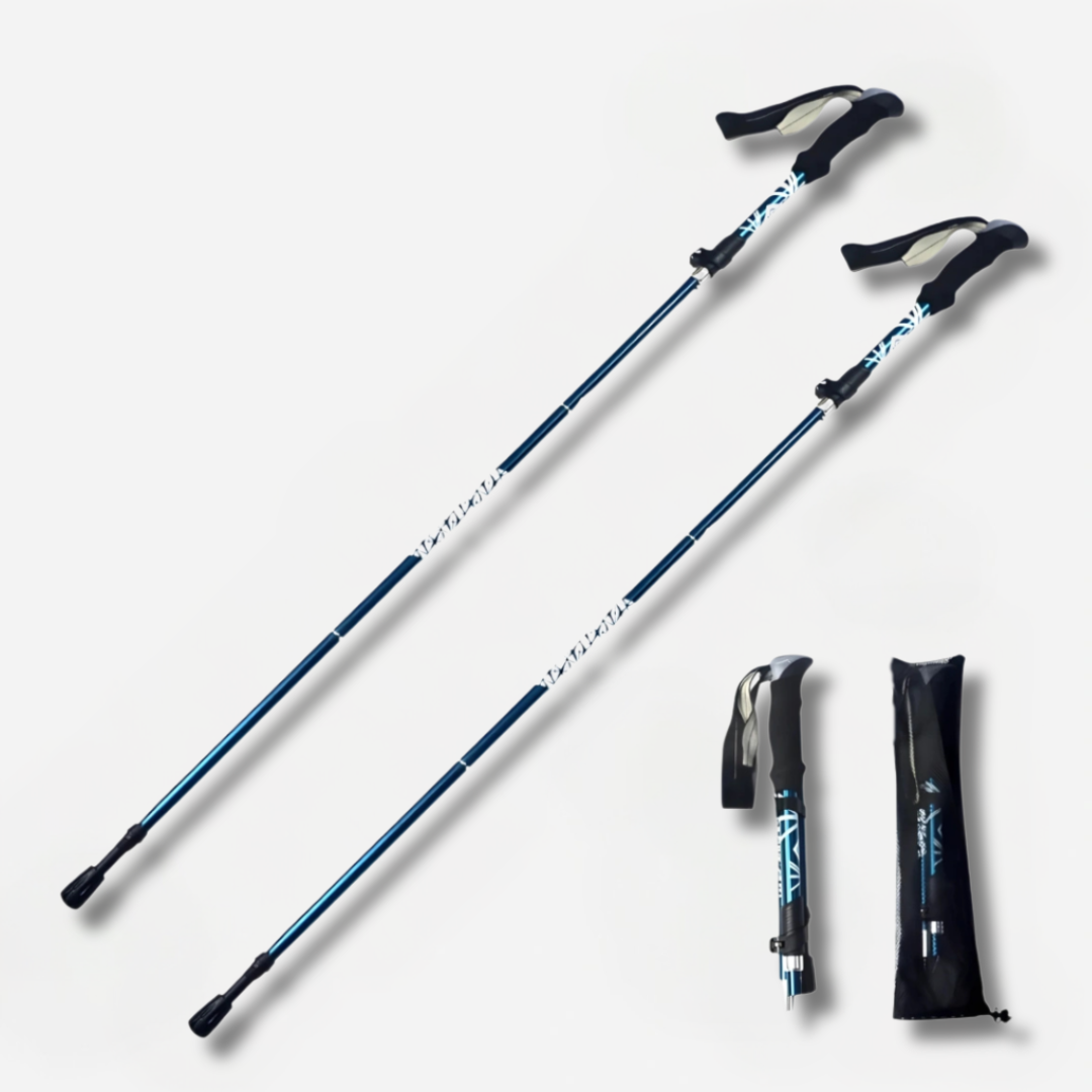 Nextpair | Sammenklappelige trekking-stave i letmetal til vandring