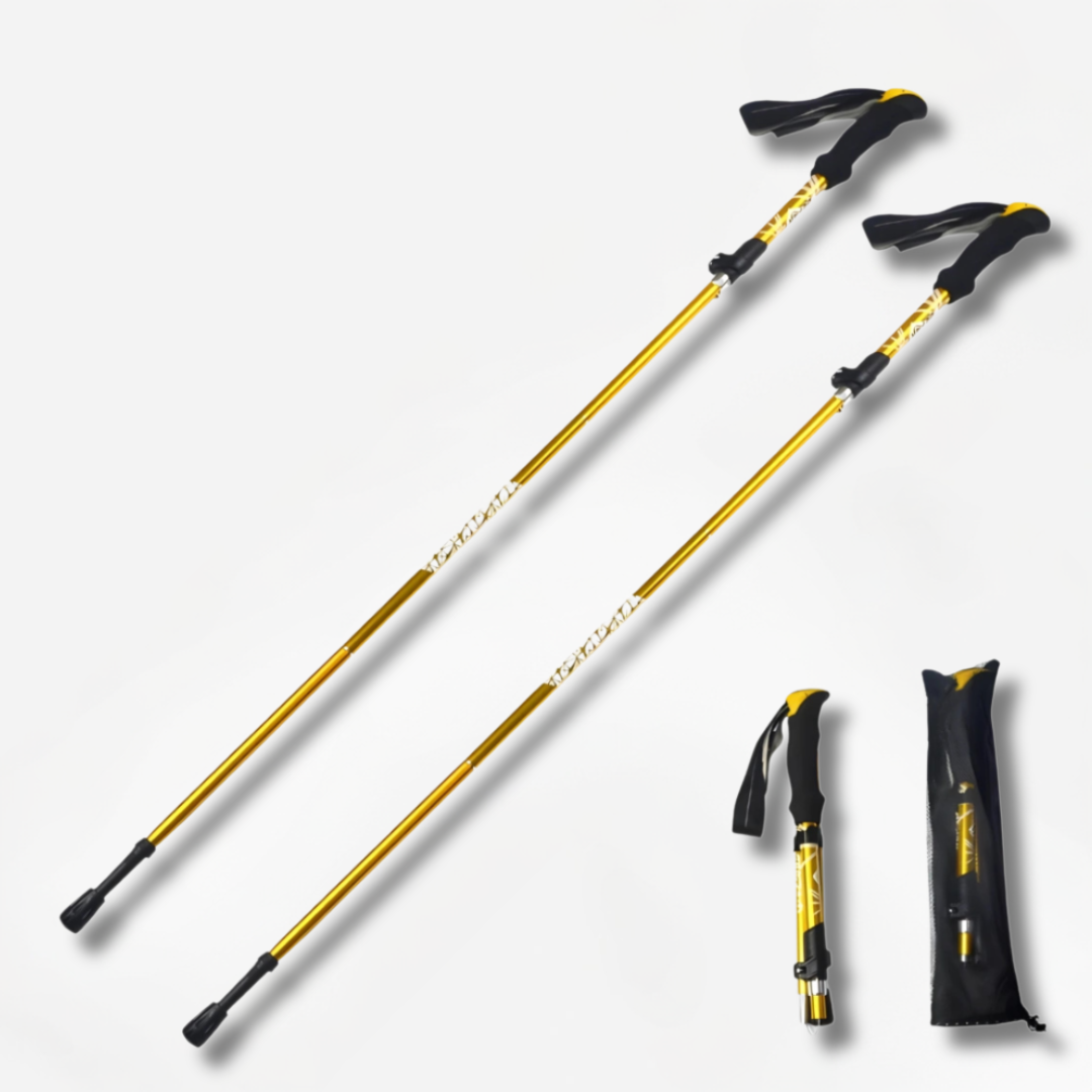 Nextpair | Sammenklappelige trekking-stave i letmetal til vandring