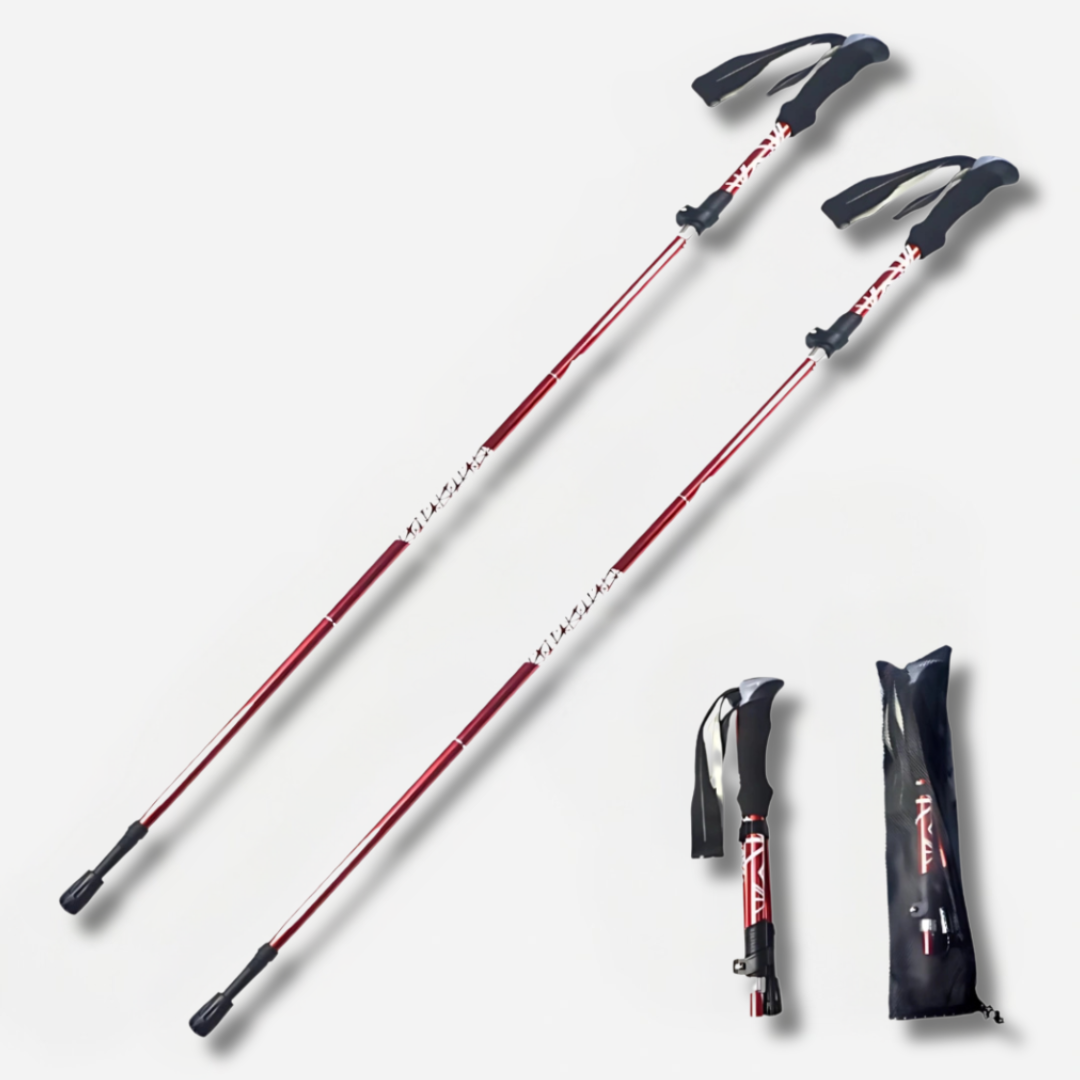 Nextpair | Sammenklappelige trekking-stave i letmetal til vandring