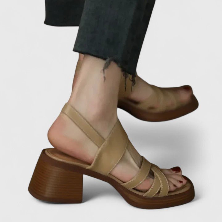 Nextpair | Grethe – Sandaler med lukket tå og åbent hæl