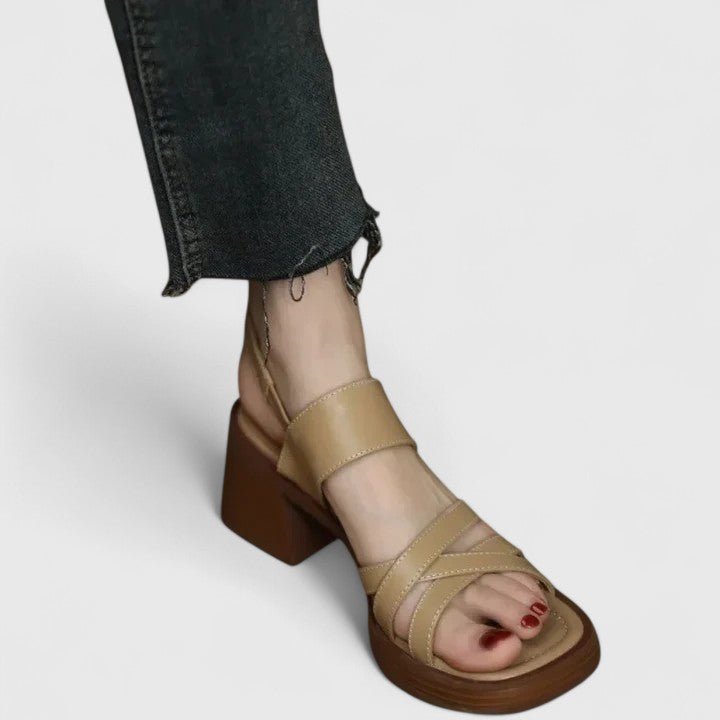 Nextpair | Grethe – Sandaler med lukket tå og åbent hæl