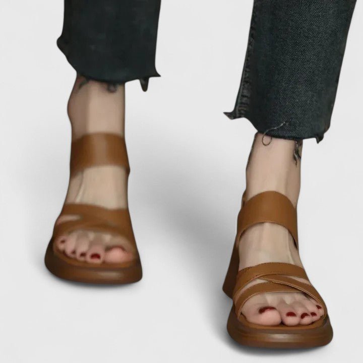 Nextpair | Grethe – Sandaler med lukket tå og åbent hæl