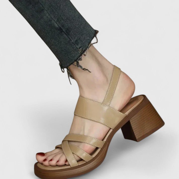 Nextpair | Grethe – Sandaler med lukket tå og åbent hæl
