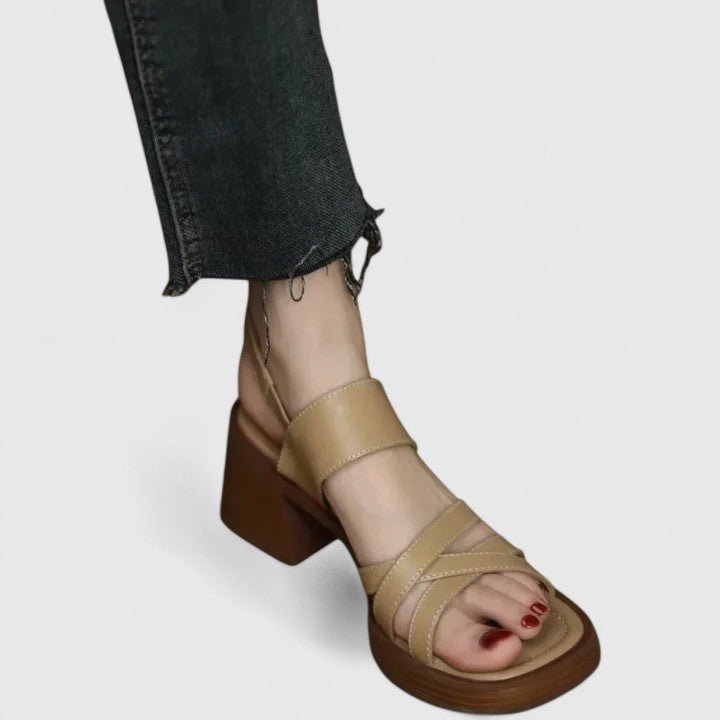 Nextpair | Grethe – Sandaler med lukket tå og åbent hæl