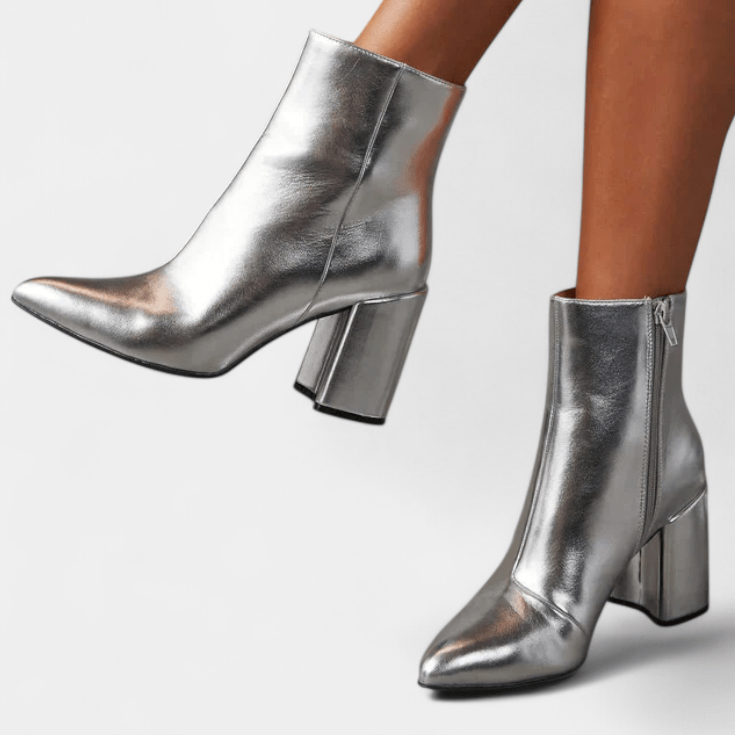 Nextpair | Louise – Ankelstøvler med afbalanceret hæl