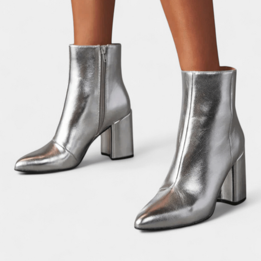 Nextpair | Louise – Ankelstøvler med afbalanceret hæl