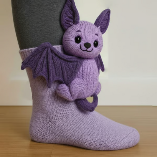 Nextpair | Luna – Sjove flagermus-sokker til halloween og hverdag